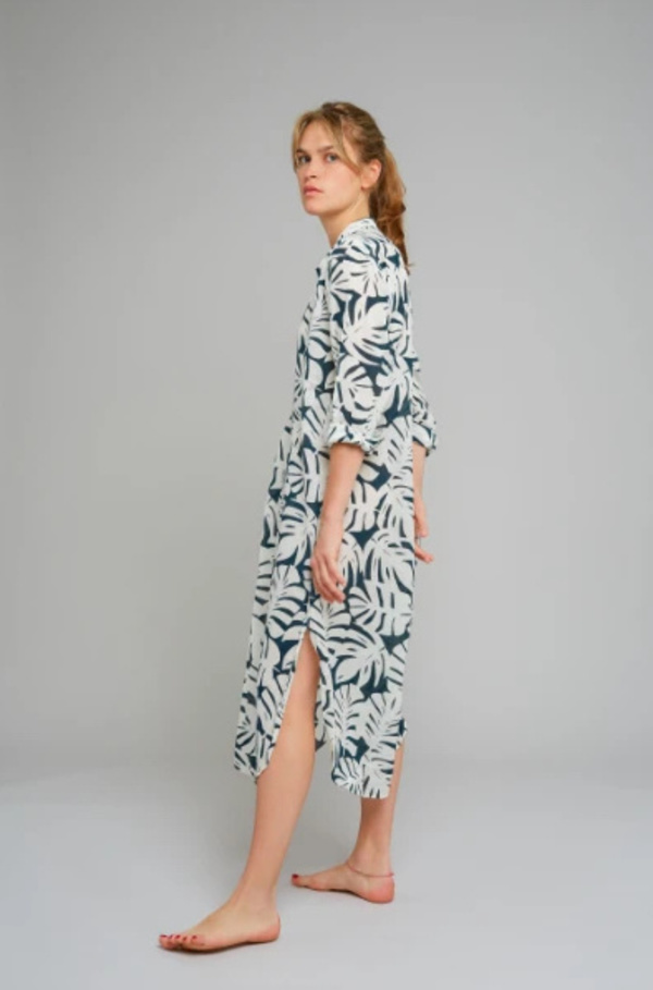 MOIS MONT 432 Tunic Dress - dark green | Garmentory