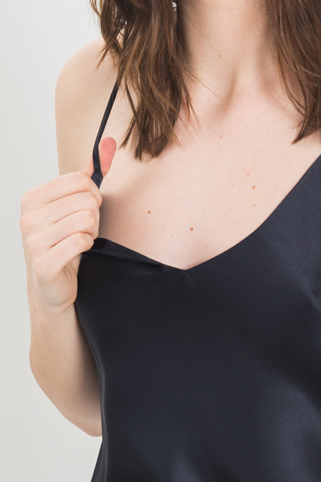 Harvey Faircloth - Silk Camisole in Navy Harvey Faircloth - Silk Camisole in Navy