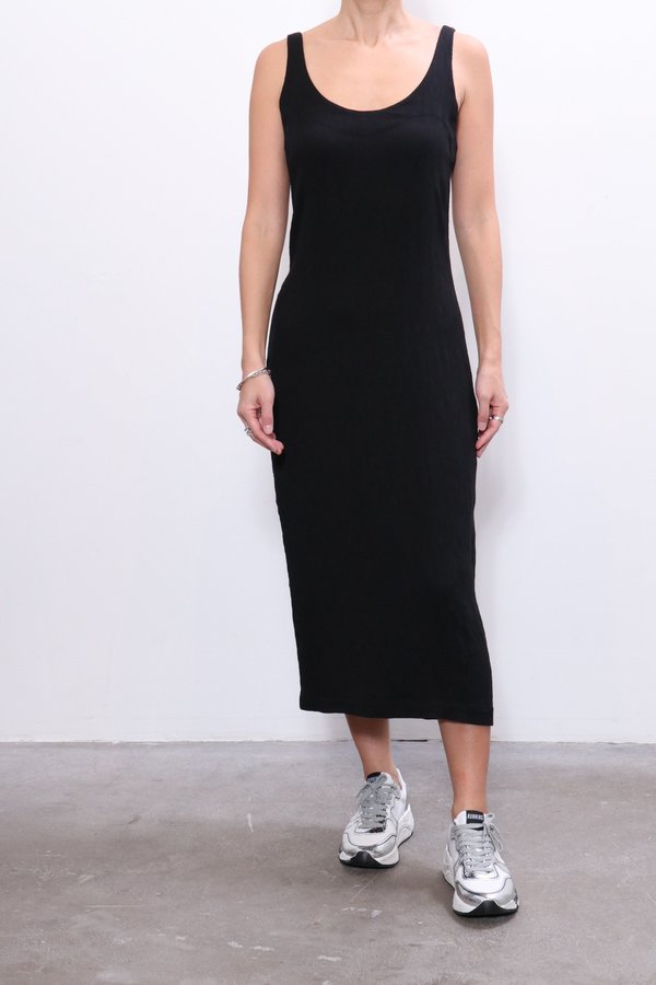 Raquel Allegra Easy Tank Dress - Black | Garmentory