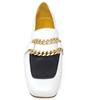 Madison Maison Flat Loafer - White/Black - Thumbnail 4