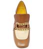 Madison Maison Perla Heel Loafer - Tan/Cream - Thumbnail 4