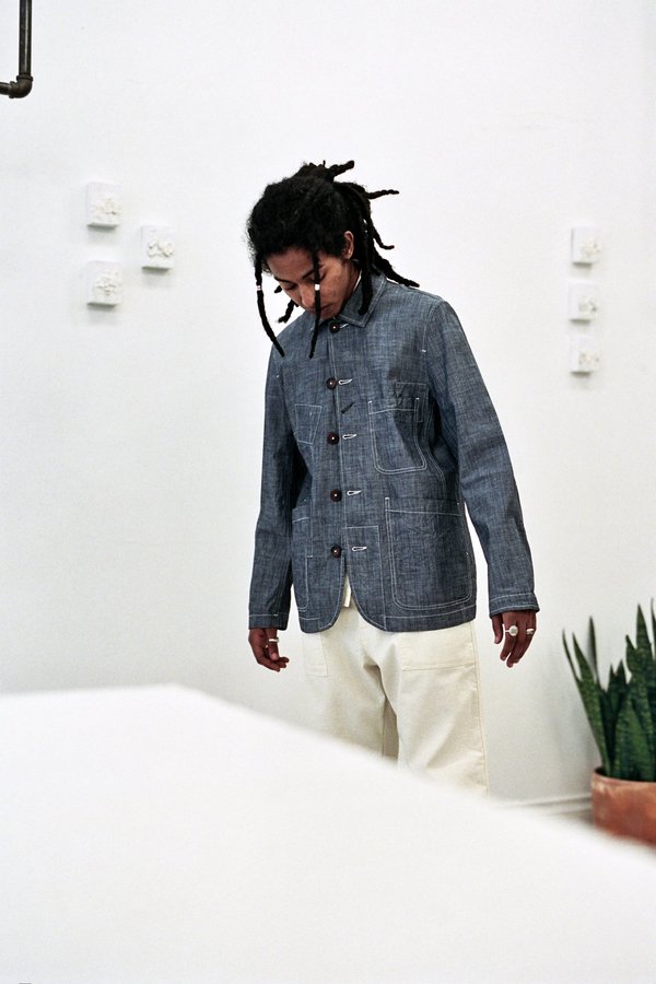 Indigo Chambray Jacket | Garmentory