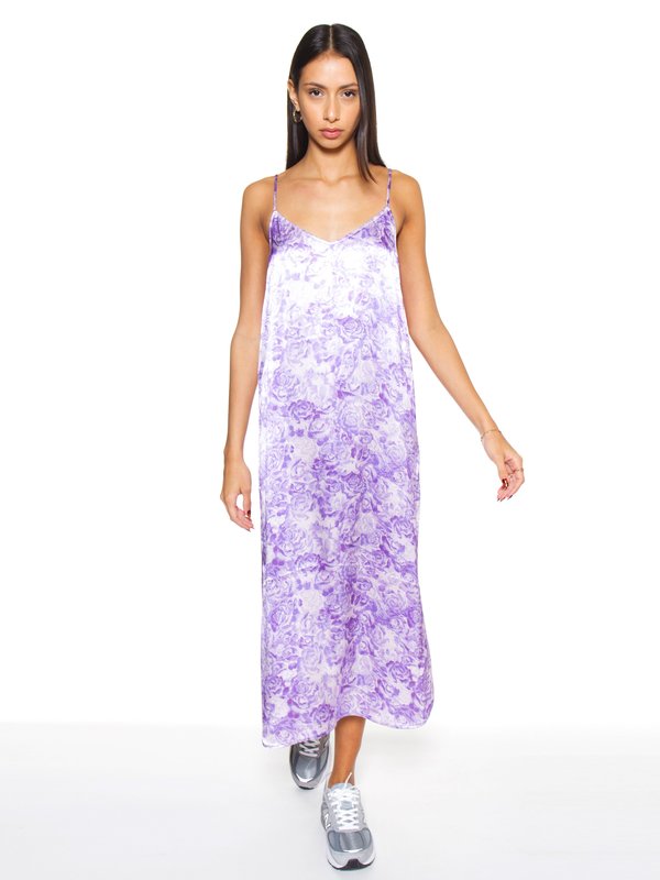 Ganni Heavy Satin Slip Dress | Garmentory