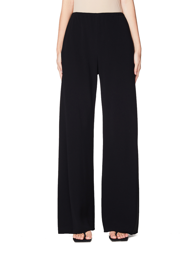 The Row Gala Pant - Black Stretch Cady | Garmentory