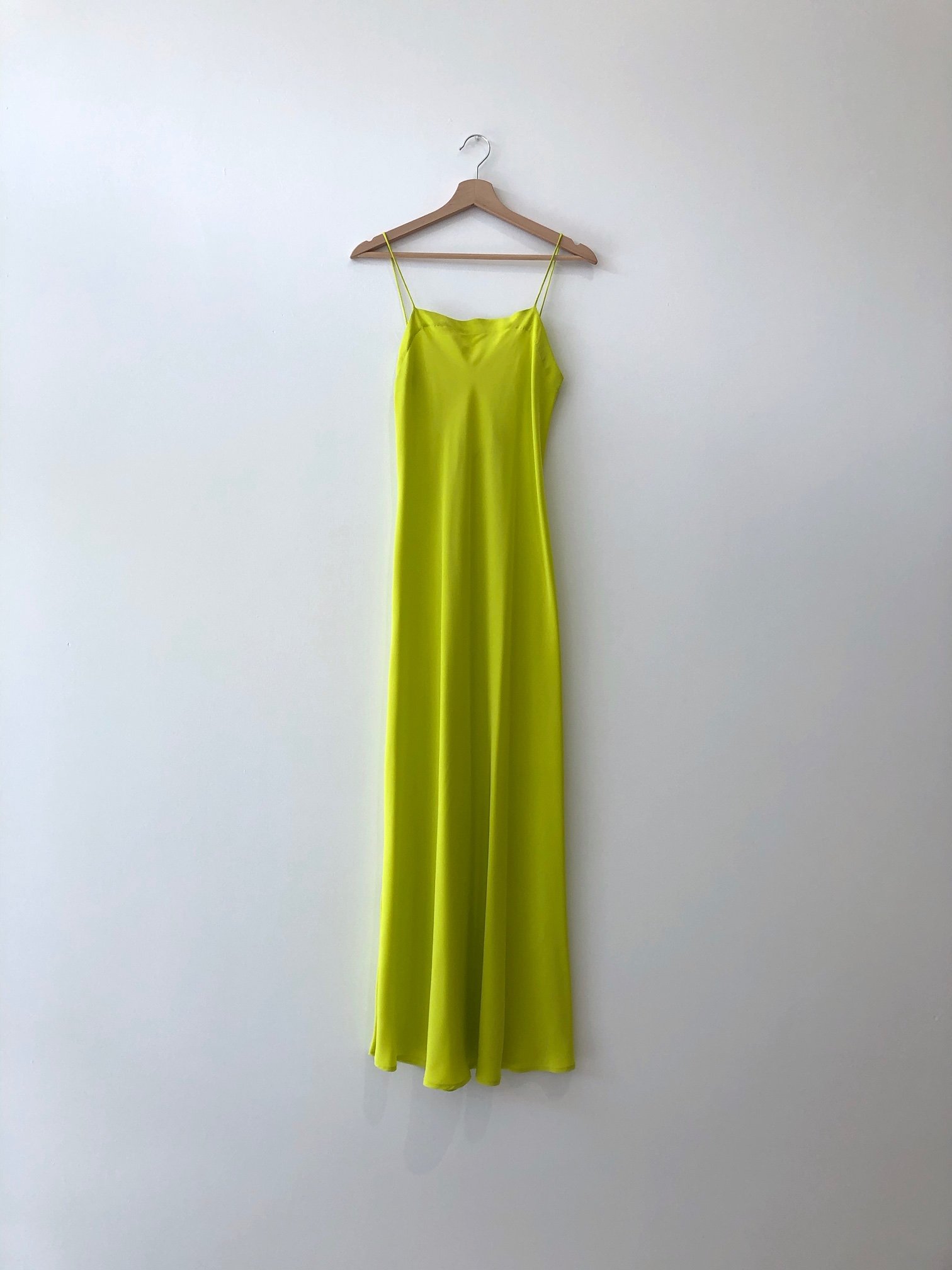 full length silk slip