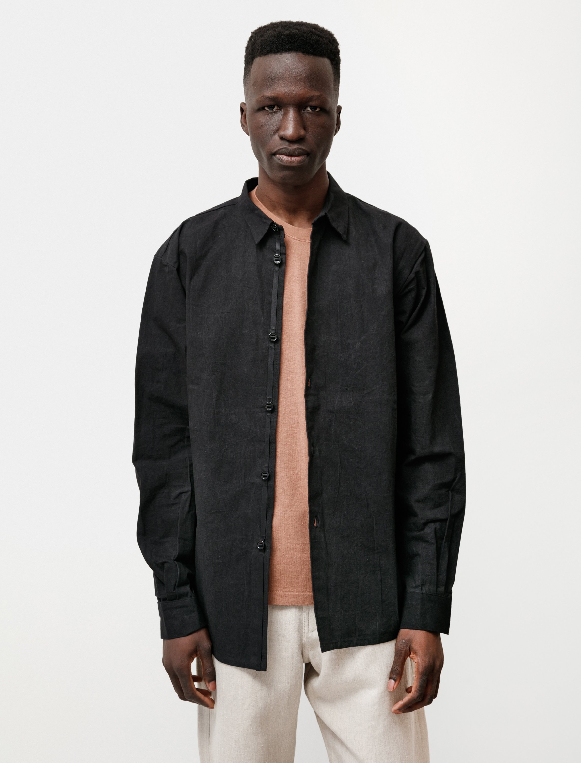 マントル paraffin wax coating REGULAR SHIRT MAN-TLE】REGULAR SHIRT - paraffin wax coating / R16S1｜kink