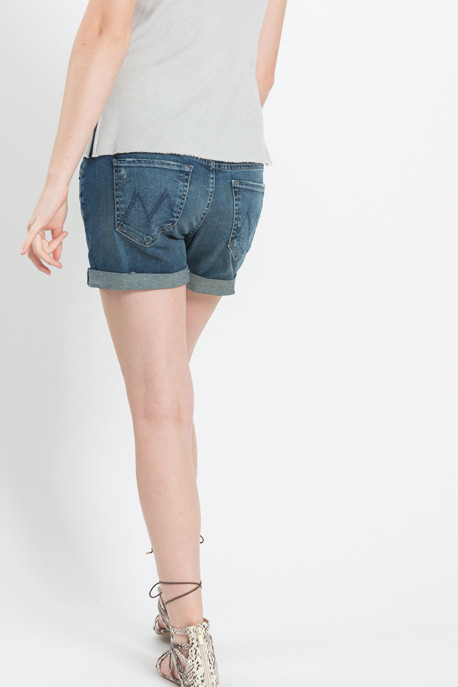 Mother Denim - “The Dropout” Cuffed Jean Shorts Mother Denim - “The Dropout” Cuffed Jean Shorts