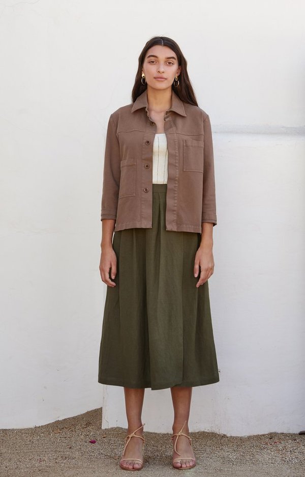 FIRST RITE TWILL WORK JACKET - COCOA FIRST RITE TWILL WORK JACKET - COCOA