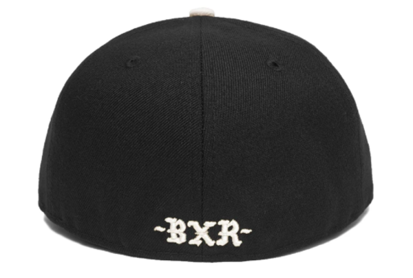 Born x Raised New Era Rocker Fitted Hat - black | Garmentory
