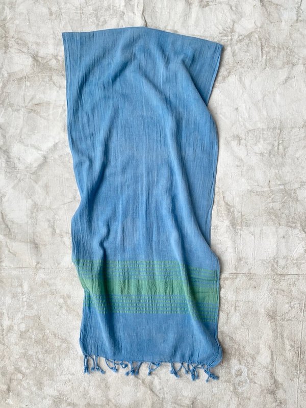 Cuttalossa & Co. Linen Runner - Cornflower Blue Cuttalossa & Co. Linen Runner - Cornflower Blue
