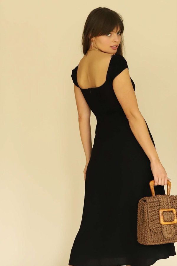 ASTR the Label Black Bonjour Dress ASTR the Label Black Bonjour Dress