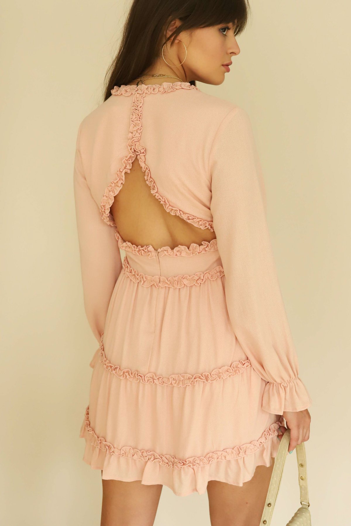 melina mini dress pink Halston Melina Cocktail Dress, 4 / Pink