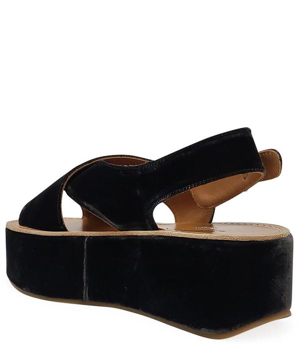 Madison Maison by Flamingos Open toe Wedge Sandal - black Madison Maison by Flamingos Open toe Wedge Sandal - black