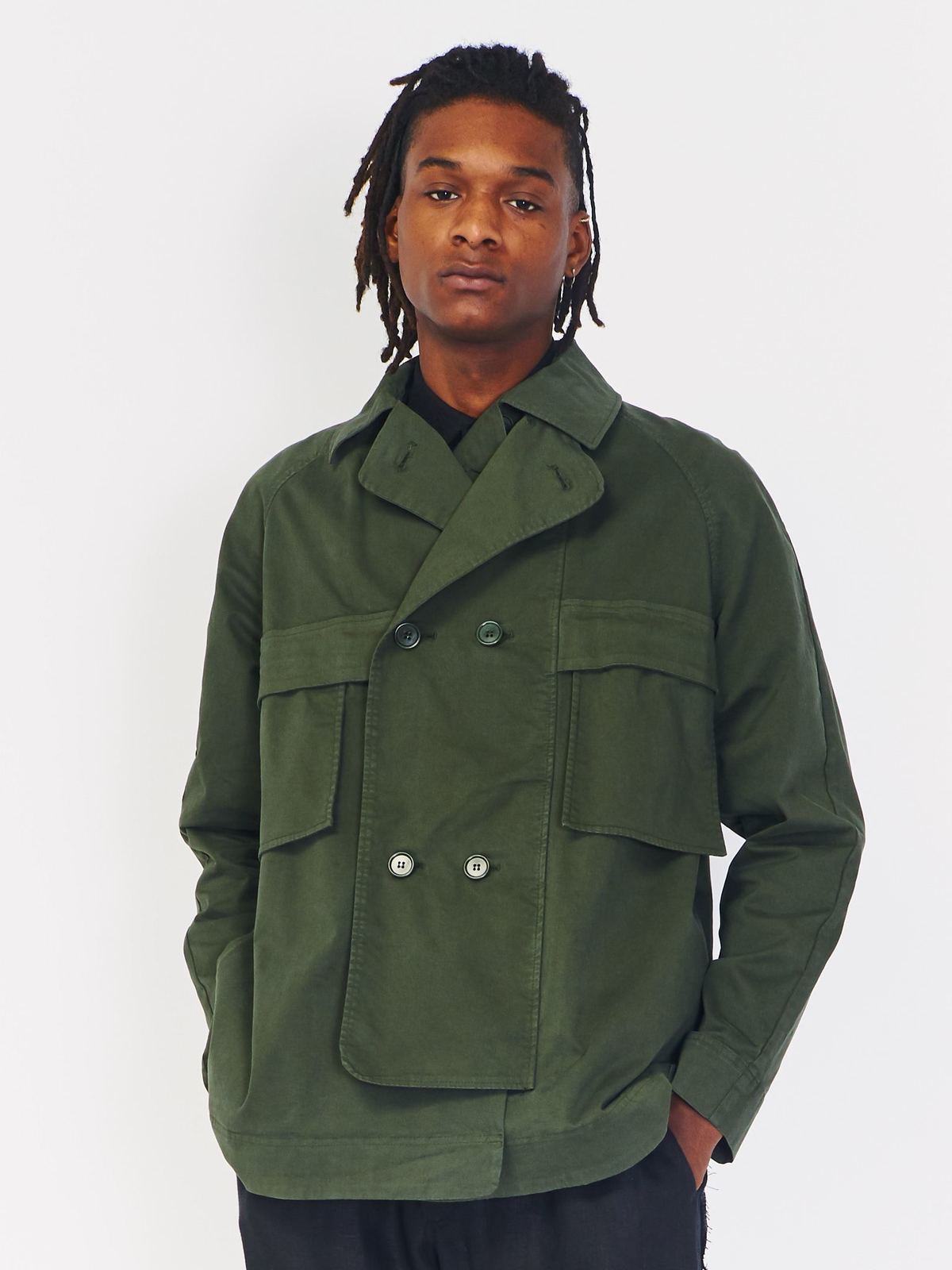 Henrik Vibskov Tanoi Jacket - Swamp Green | Garmentory