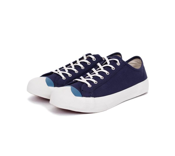 Colour Toe Wing-Tip Trainer Navy Garmentory
