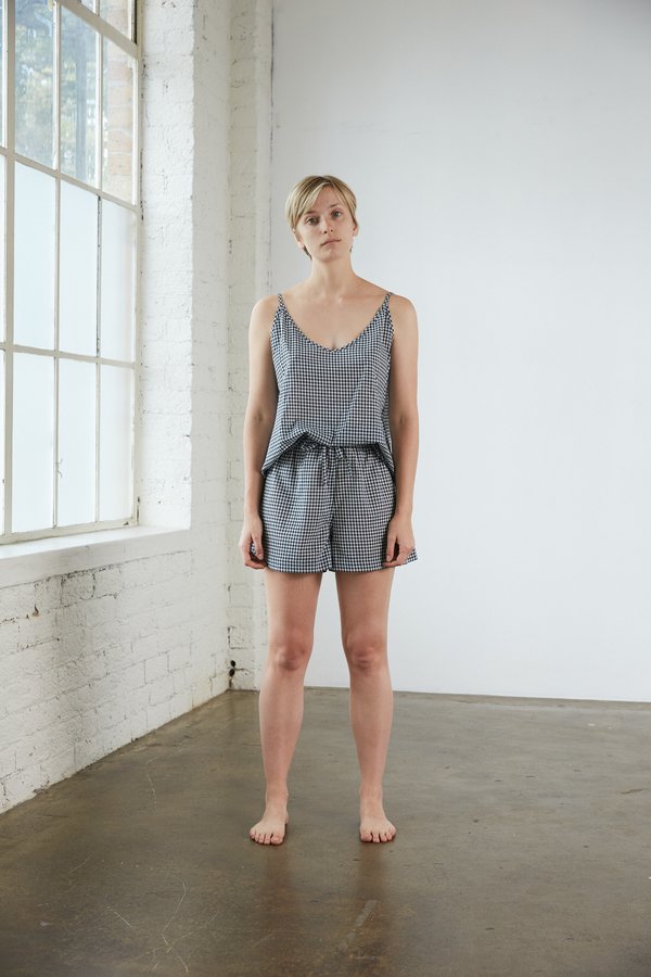 General Sleep Summer Set - Navy gingham General Sleep Summer Set - Navy gingham