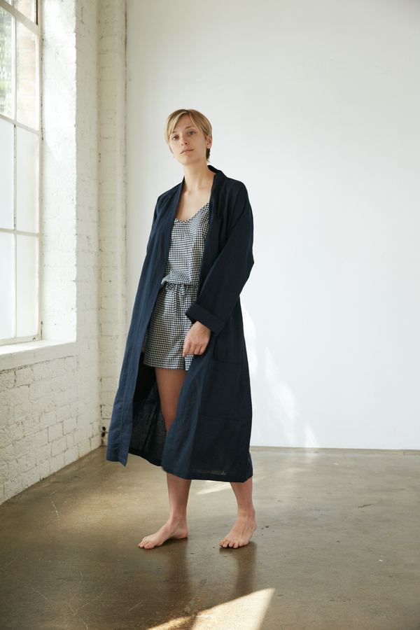 General Sleep Summer Set - Navy gingham General Sleep Summer Set - Navy gingham