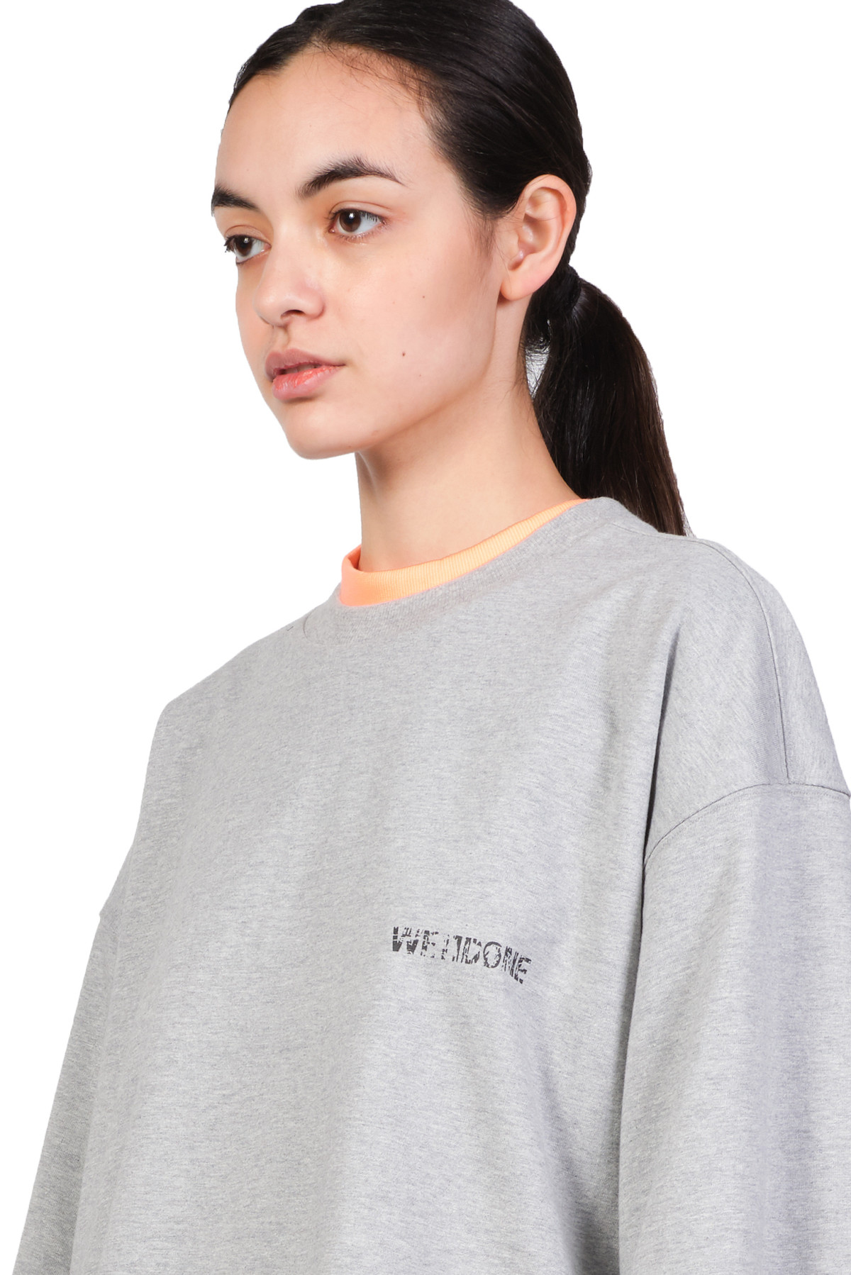 We11Done ♥ Teddy Ringer T-Shirt /追跡付 we11done Colorful Teddy Ringer T-Shirt in Gray for Men | Lyst