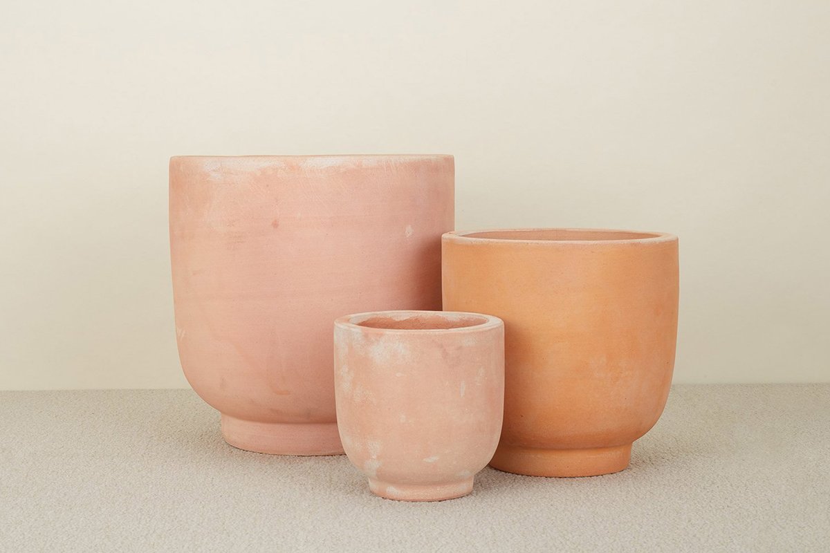 Hawkins New York Hawkins NY-Terracotta Footed Planters - TERRACOTTA - Image 4 of 7