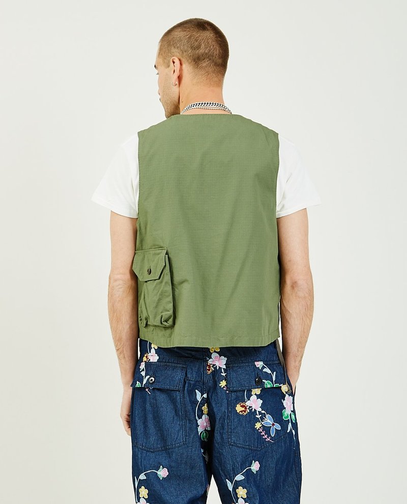 ENGINEERED GARMENTS　Cover Vest Engineered Garments Cover Vest - Olive | Garmentory