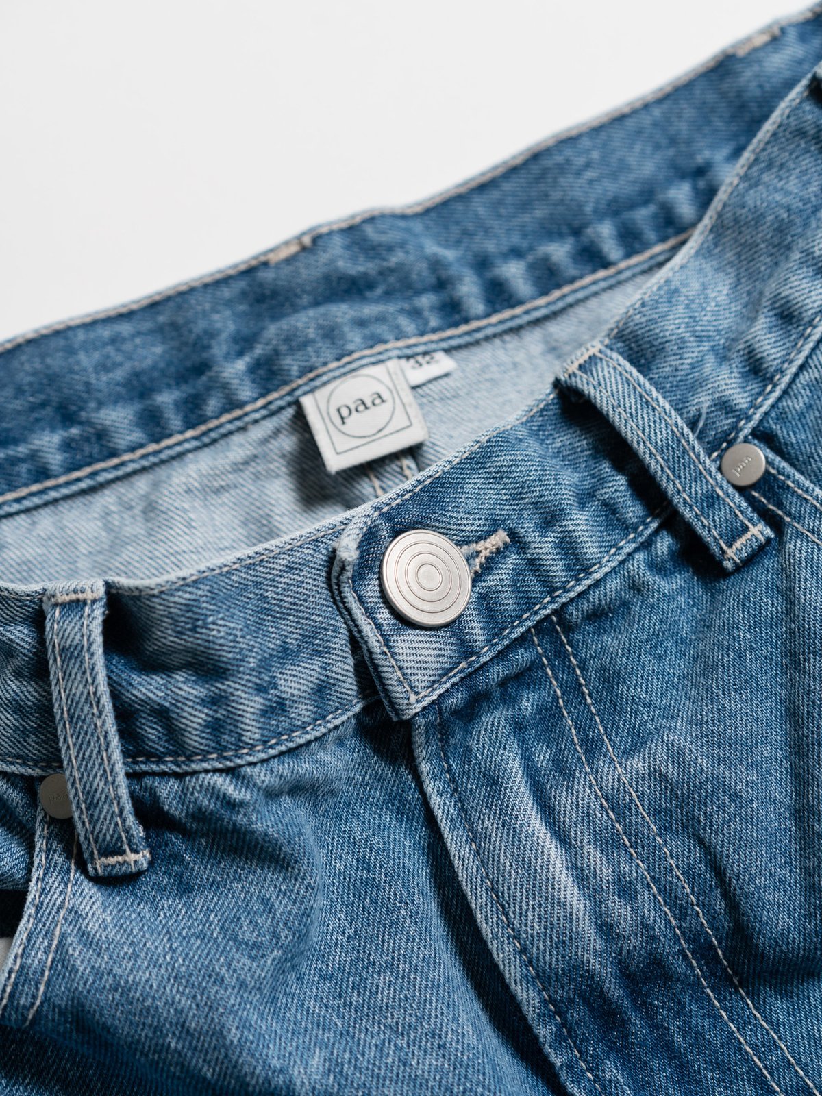 Paa Four Pocket Denim Jean - Light Wash | Garmentory