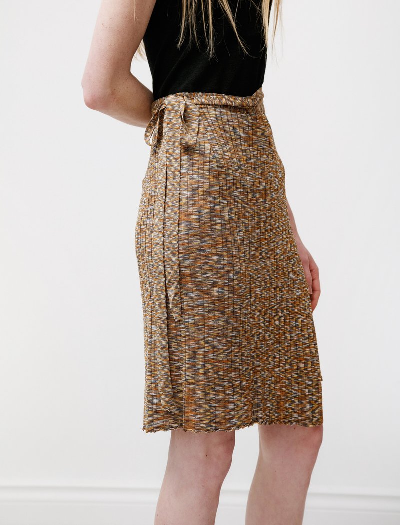 ECKHAUS LATTA Space Knit Wrap Skirt | Garmentory