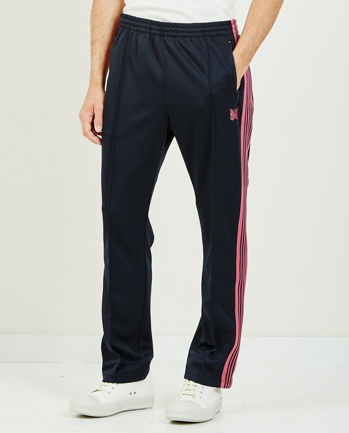 Needles Poly Smooth Narrow Track Pant - Navy | Garmentory