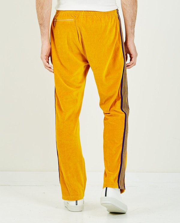 Needles Velour Narrow Track Pant - Yellow | Garmentory