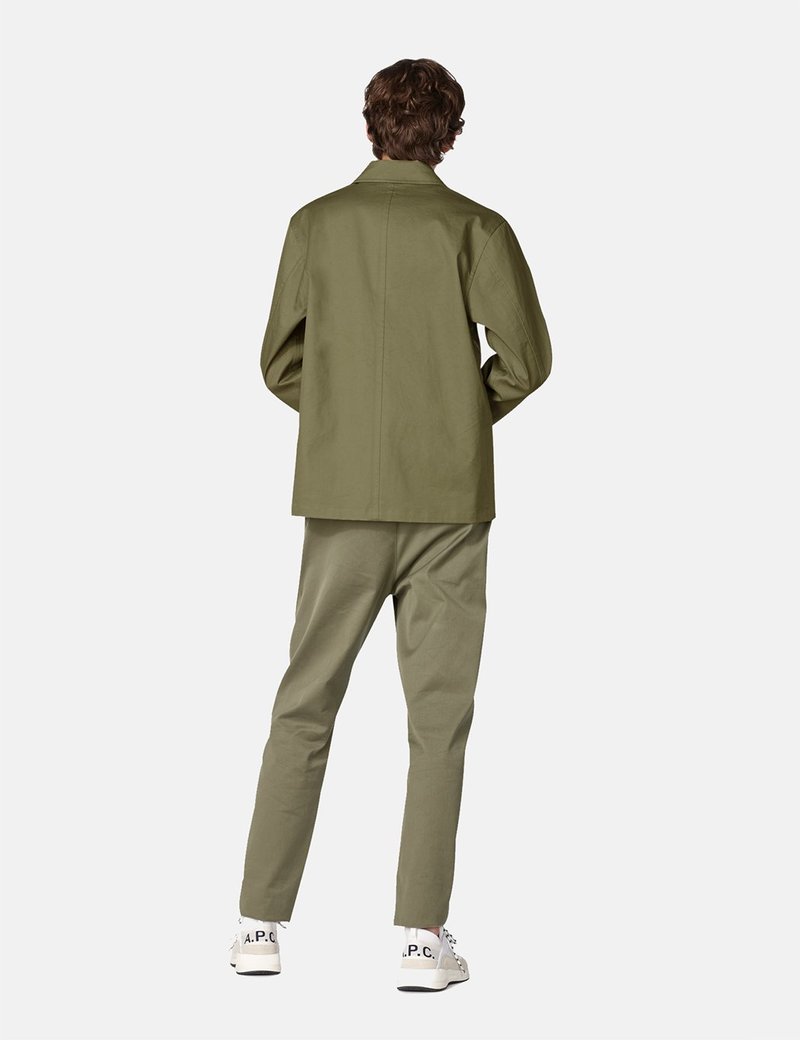 A.P.C. x Carhartt WIP Michigan Jacket - Khaki Green | Garmentory