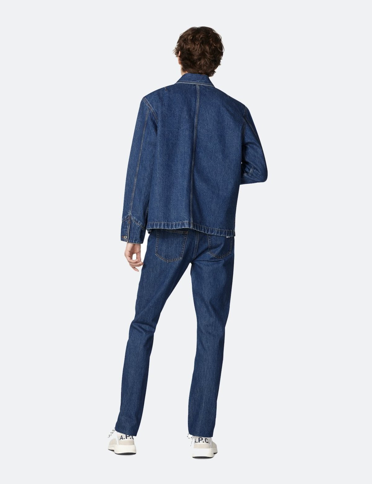 A.P.C. x Carhartt-WIP Talk Denim Jacket - Indigo Blue
