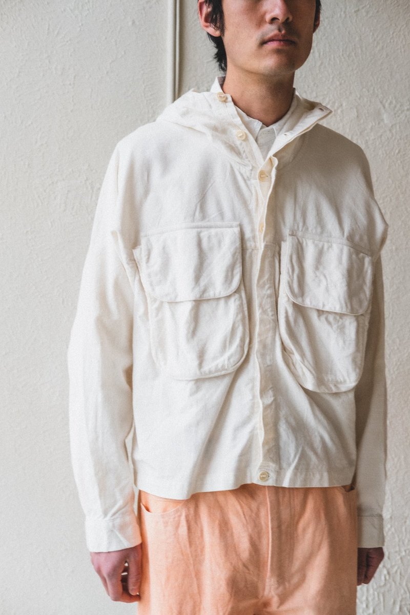 UNISEX STORY mfg. FORAGER JACKET - SUNBLEACHED ECRU | Garmentory