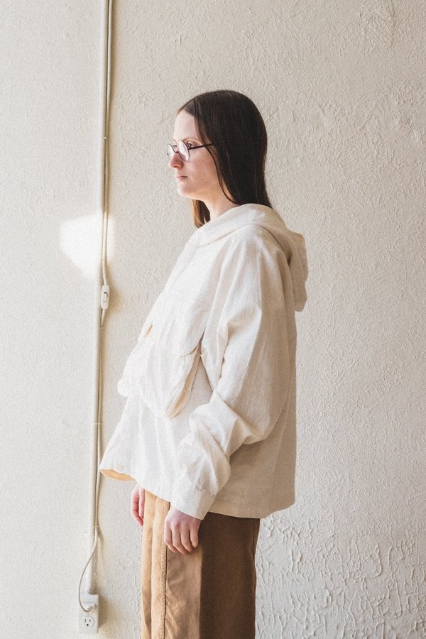 UNISEX STORY mfg. FORAGER JACKET - SUNBLEACHED ECRU | Garmentory