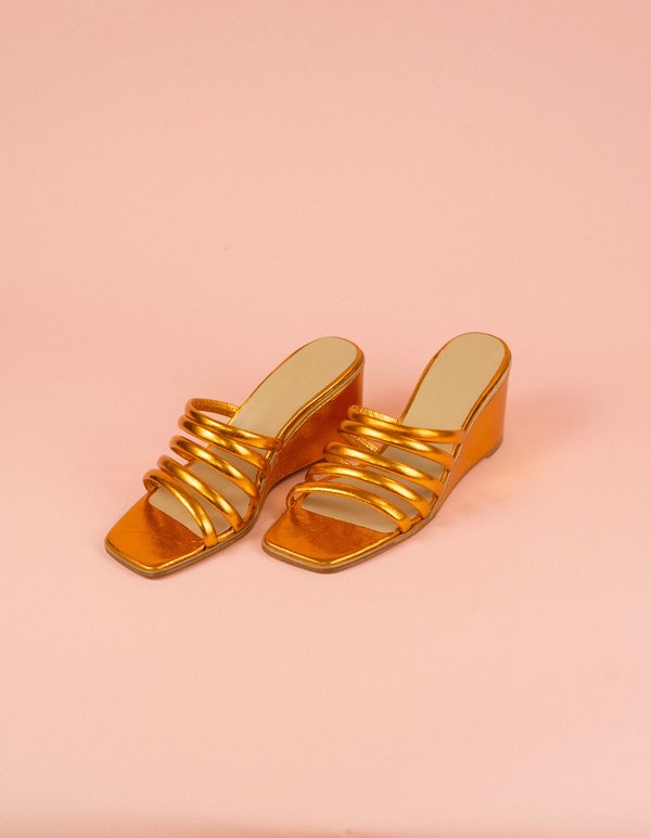 paloma-wool サンダル Paloma Wool Magdalene Sandal - orange | Garmentory