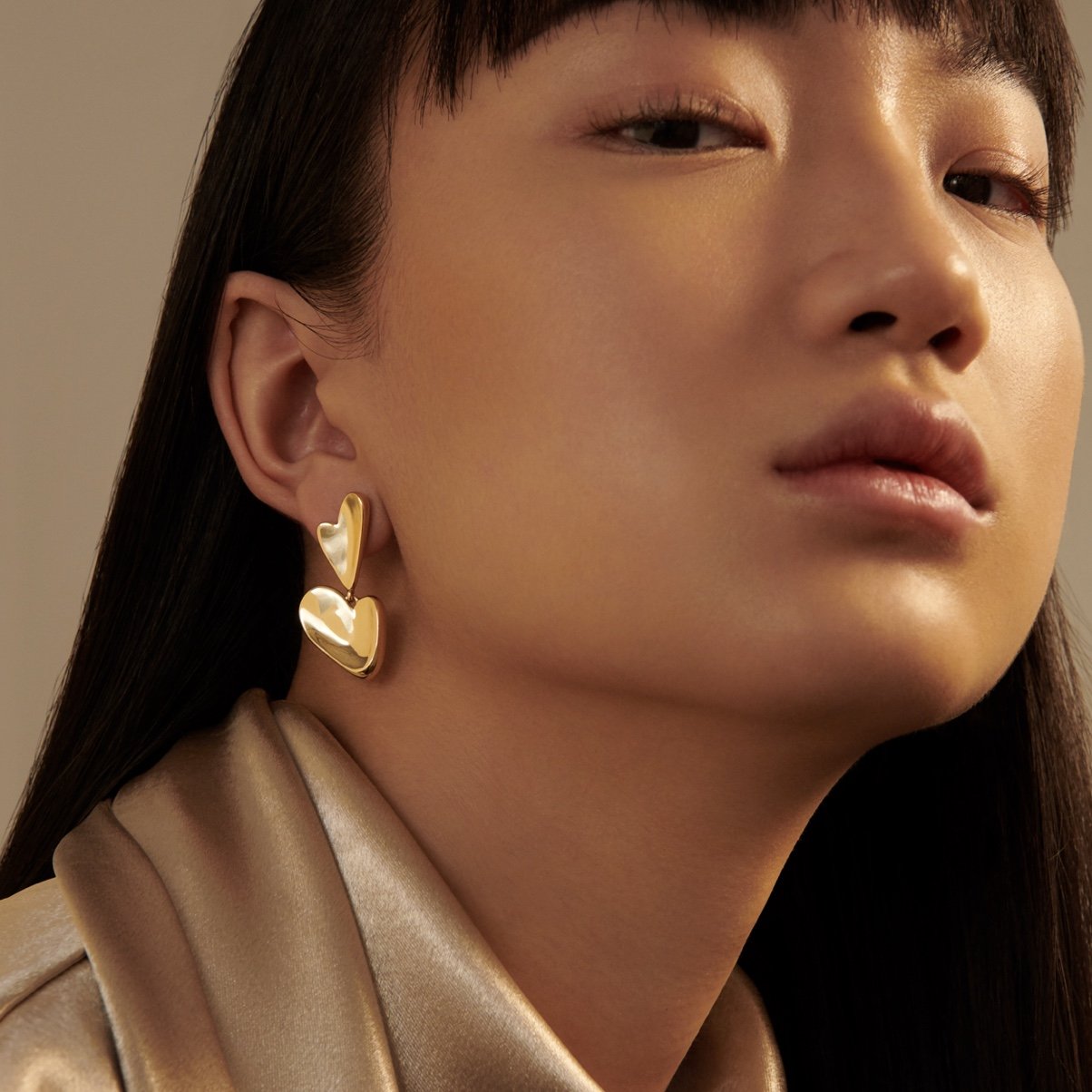 Jenny Bird Layla Drop Earring - 14k gold dipped brass
