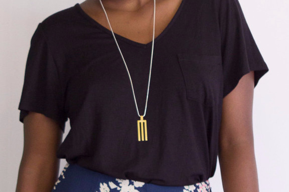 Natalie Joy Tri Line Necklace Natalie Joy Tri Line Necklace