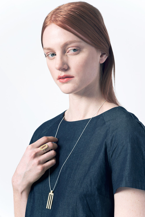 Natalie Joy Tri Line Necklace Natalie Joy Tri Line Necklace