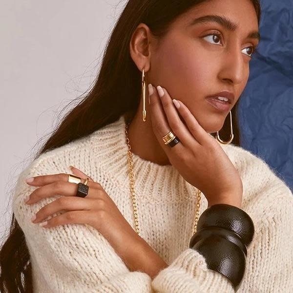 Lady Grey Essential Ring Set in Black and Gold Lady Grey Essential Ring Set in Black and Gold