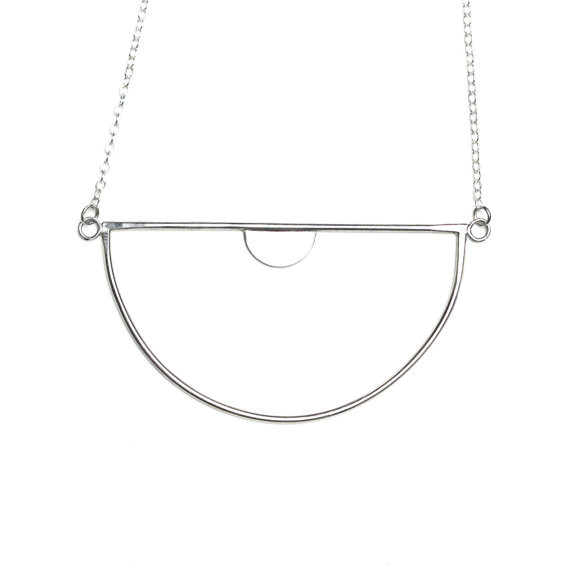 Luna Nu Necklace- Silver Luna Nu Necklace- Silver