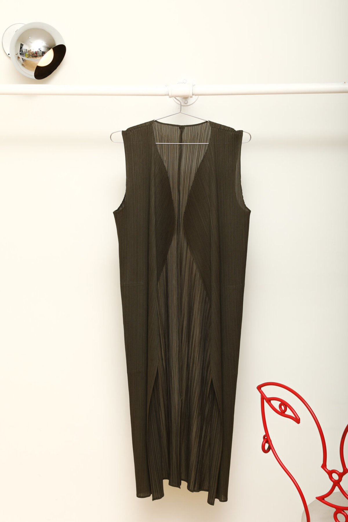 Pleats Please Issey Miyake Long Plissé Vest | Garmentory