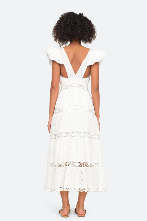 Sea NY Daisy Smocked Dress - Cream Sea NY Daisy Smocked Dress - Cream