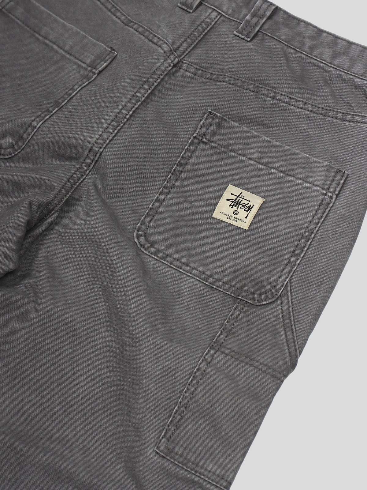 Stussy Washed Carpenter Pant - gray | Garmentory