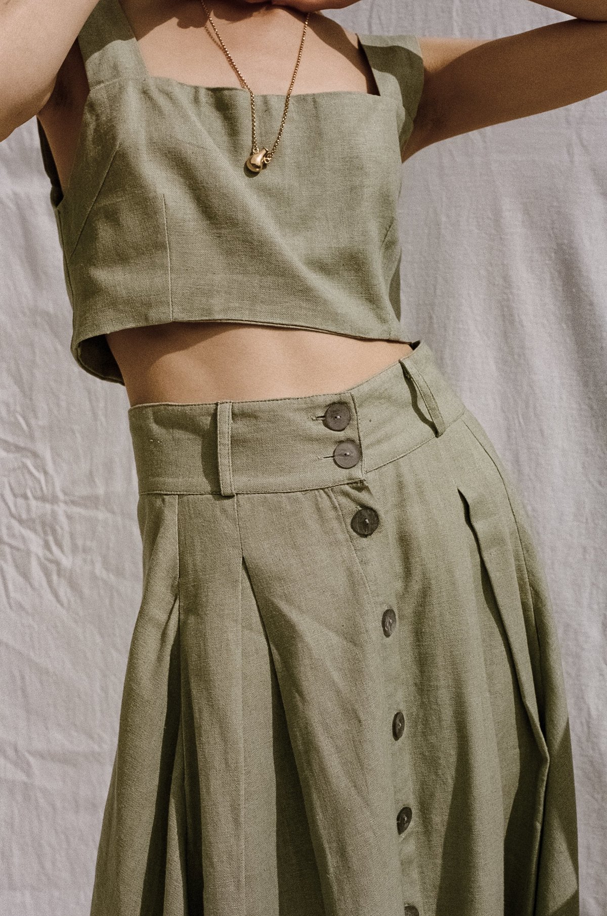 All That Remains Faye Skirt - Forest  - Image 2 of 4