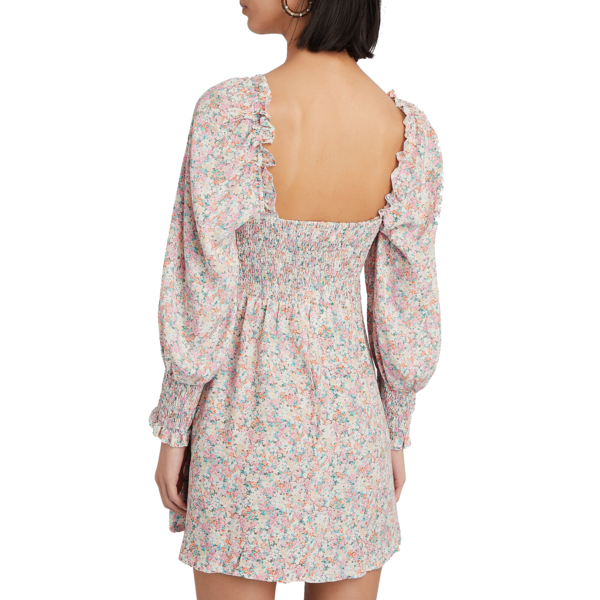 knee length dresses for ladies Elira Embroidered Patchwork Mini Dress main image 0