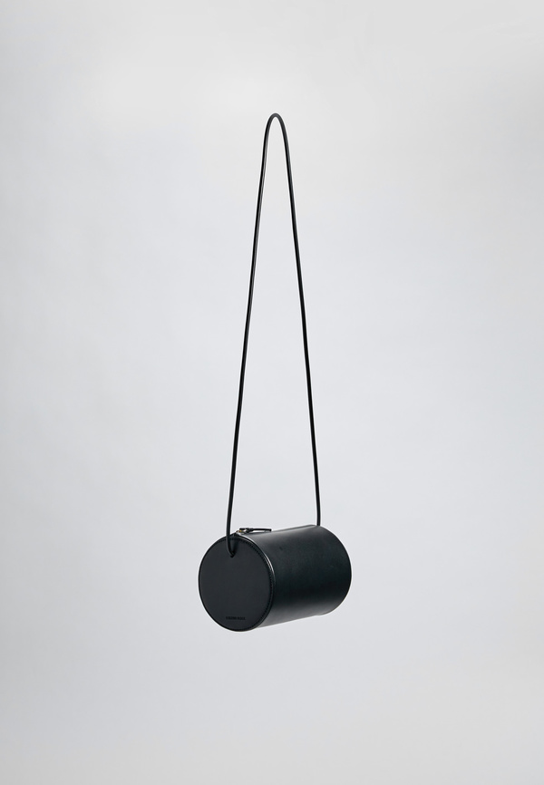 Building Block Cylinder Sling - Black Leather Building Block Cylinder Sling - Black Leather