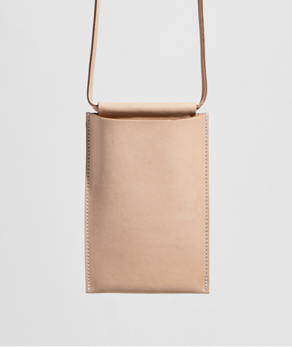 Building Block iPhone sling - Tan Leather Building Block iPhone sling - Tan Leather