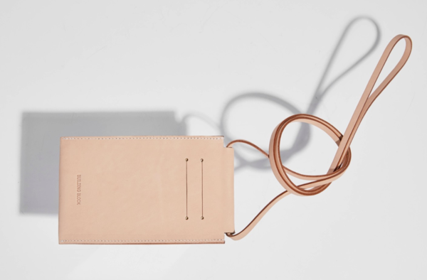 Building Block iPhone sling - Tan Leather Building Block iPhone sling - Tan Leather