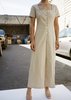 Lisa Says Gah Rita Jumpsuit - Natural - Thumbnail 1