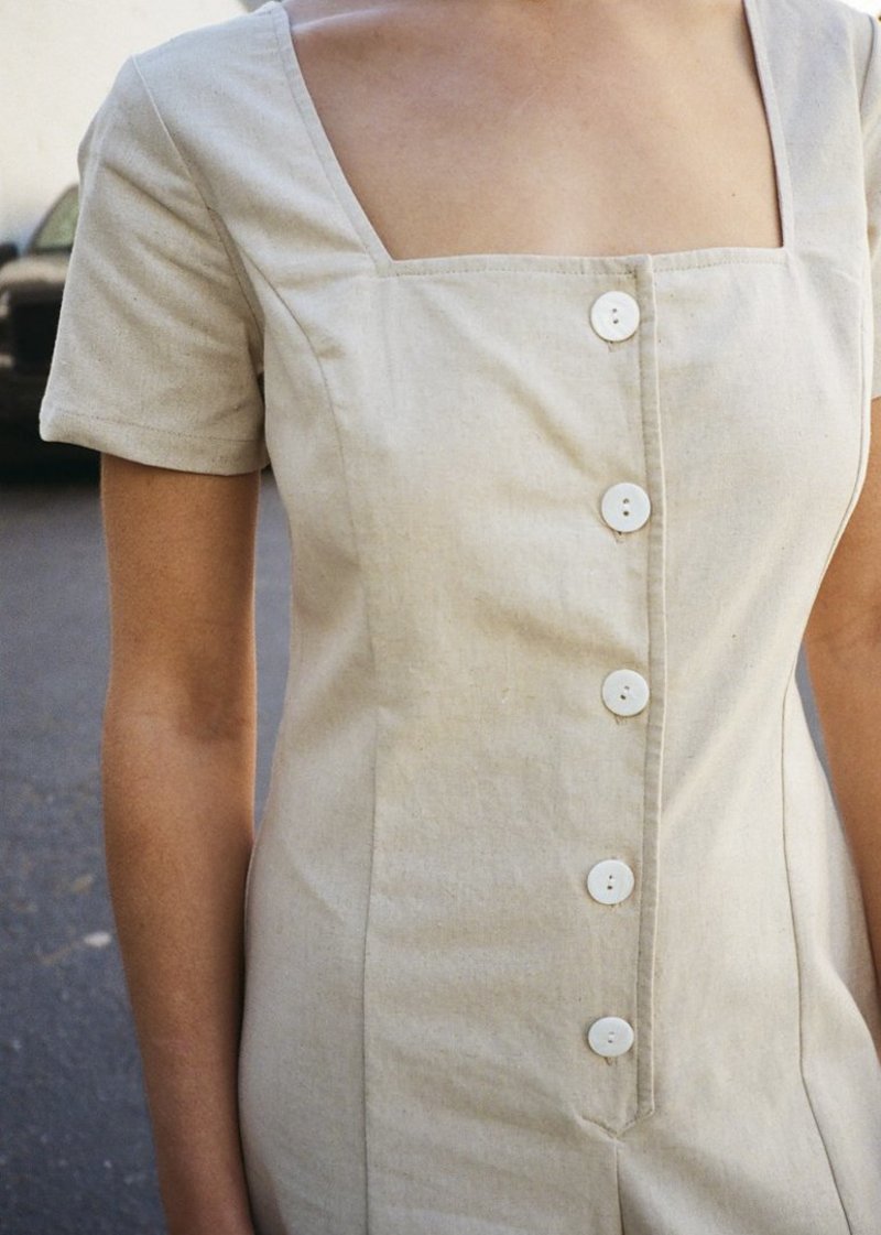 Lisa Says Gah Rita Jumpsuit - Natural