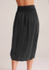 Bella Dahl Tie Up Midi Skirt - black - Thumbnail 4