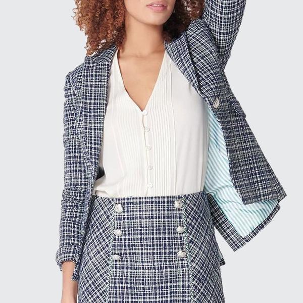 veronica beard cutaway jacket